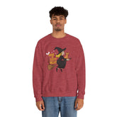 Halloween Witch Sweatshirt, Cozy Crewneck, Unisex Sweater, Spooky Season Apparel, Scary Night Gift, Fall Fashion Printify