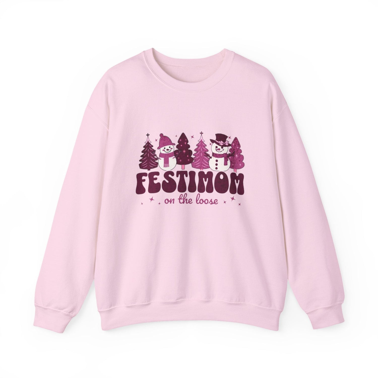 Festive Crewneck Sweatshirt with Fun Holiday Design, Cozy Winter Wear, Christmas Gift, Comfy Sweater, Unisex Holiday Apparel Printify