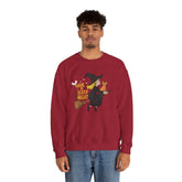 Halloween Witch Sweatshirt, Cozy Crewneck, Unisex Sweater, Spooky Season Apparel, Scary Night Gift, Fall Fashion Printify