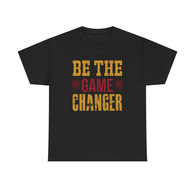 Unisex Oversized Tee: Be the Game Changer Shirt, Motivational Gift, Casual Wear, Workout Attire, Unisex Cotton Top Printify