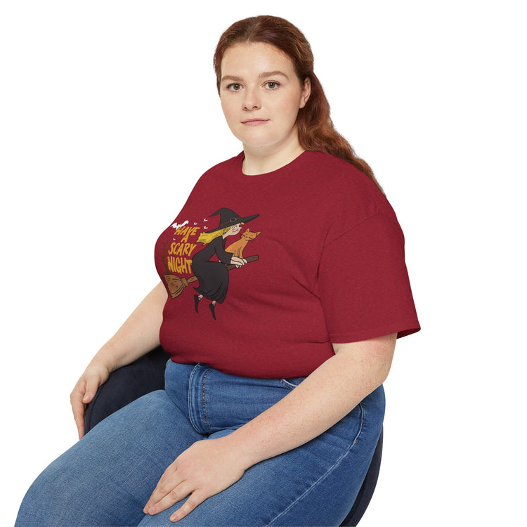 Halloween Witch T-Shirt, Funny Tee, Spooky Apparel, Costume Party Shirt, Fall Fashion, Trick or Treat Printify