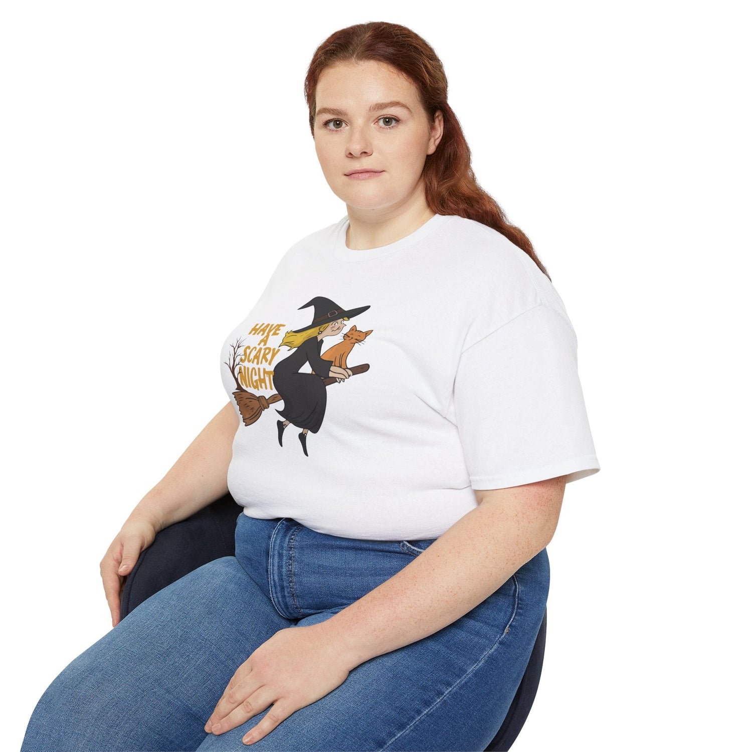 Halloween Witch T-Shirt, Funny Tee, Spooky Apparel, Costume Party Shirt, Fall Fashion, Trick or Treat Printify