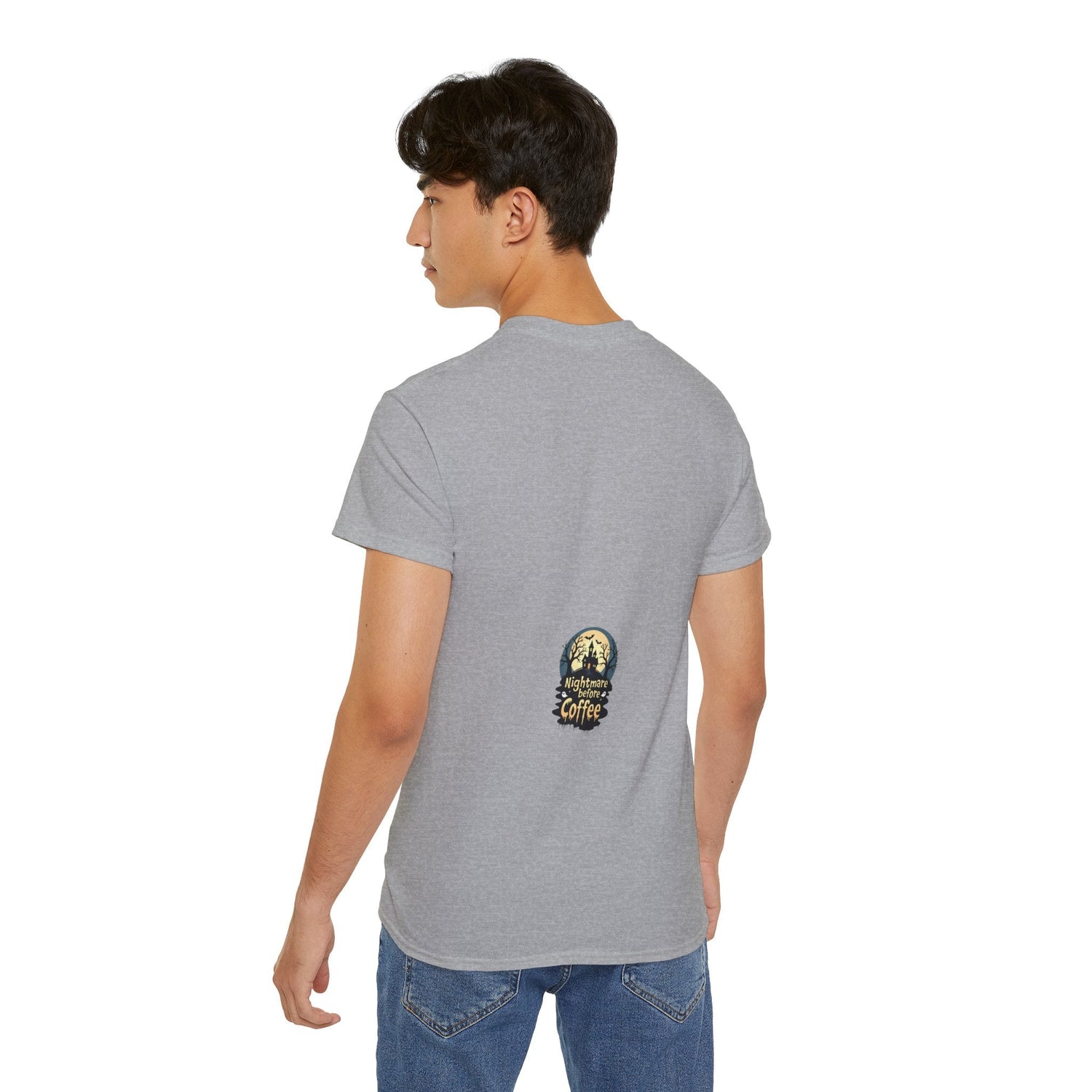 Nightmare Before Coffee Tee, Halloween T-Shirt, Coffee Lover Gift, Spooky Shirt, Unisex Graphic Tee, Autumn Apparel Printify