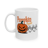 Halloween Skeleton Pumpkin Mug, Cute Coffee Cup, Fall Decor, Funny Gift for Halloween Lovers, Spooky Tea Mug, 11oz and 15oz Size Printify