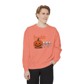 Pumpkin Skeleton Sweatshirt, Cozy Fall Apparel, Halloween Gift, Unisex Sweatshirt, Autumn Fashion Printify