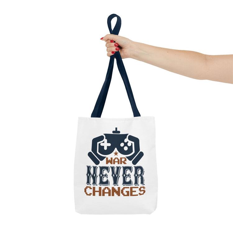 Gamer Tote Bag - War Never Changes, Video Game Bag, Gift for Gamers, Gaming Merchandise, Eco-Friendly Canvas Bag Printify