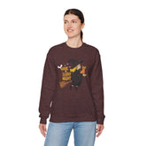 Halloween Witch Sweatshirt, Cozy Crewneck, Unisex Sweater, Spooky Season Apparel, Scary Night Gift, Fall Fashion Printify