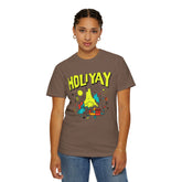 Holi-Yay Graphic T-Shirt, Fun Summer Tee, Unique Gift, Casual Wear, Birthday, Holiday Celebration, Unisex Apparel Printify