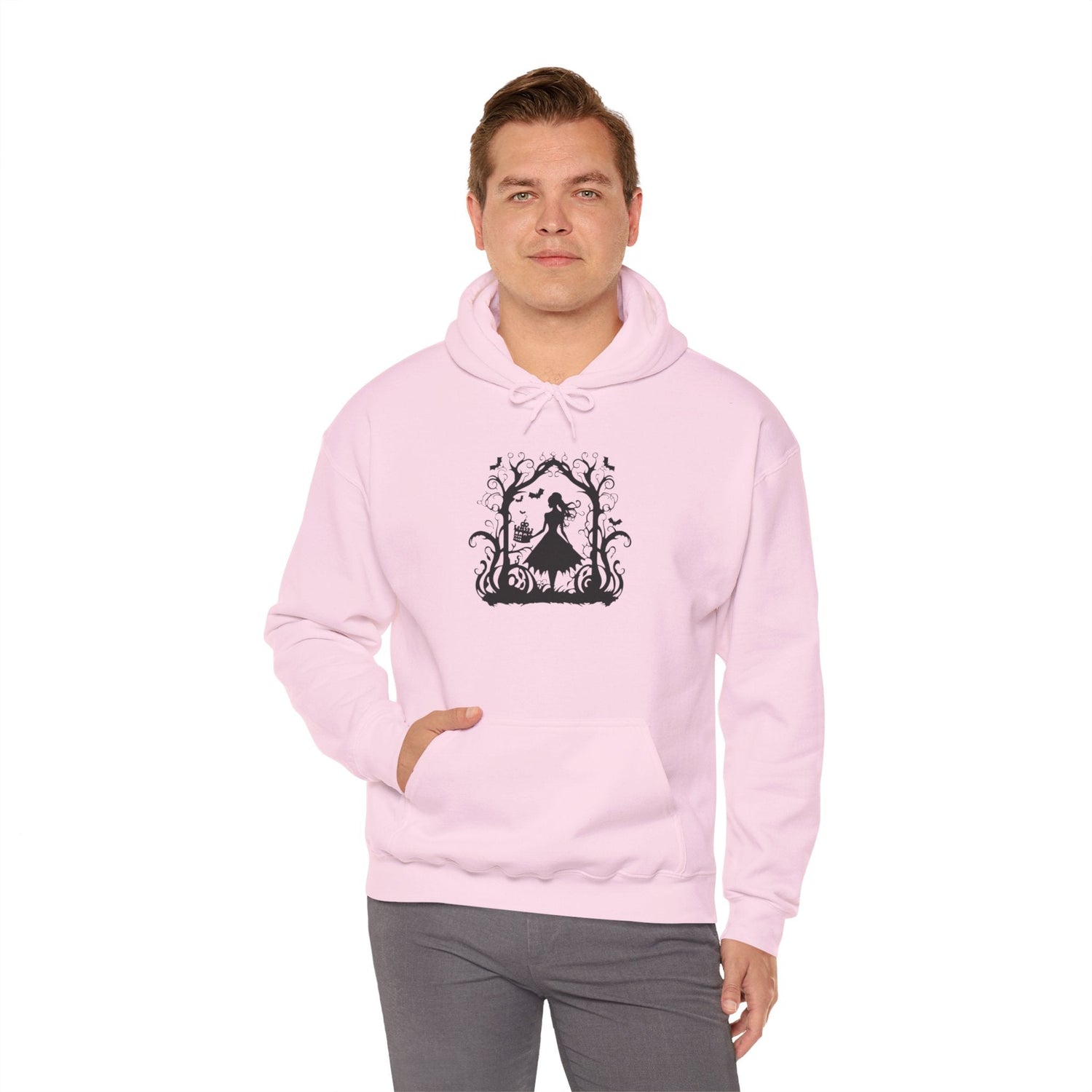 Mystical Nature Unisex Hoodie - Cozy Sweatshirt for Autumn, Halloween, Gift for Nature Lovers, Comfortable Casual Wear Printify