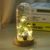 Christmas Small Night Lamp Mini Glass Cover My Store