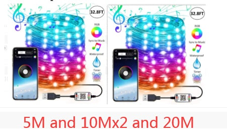 Christmas Tree Decoration Lights Custom LED String Lights My Store