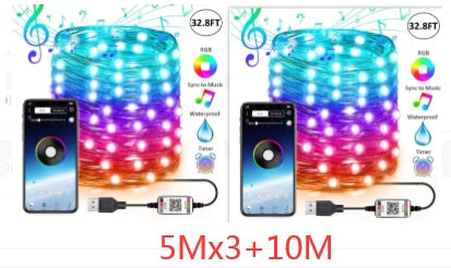 Christmas Tree Decoration Lights Custom LED String Lights My Store