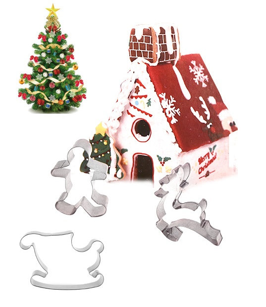 Staineless Steel Cookie Cutters Christmas
