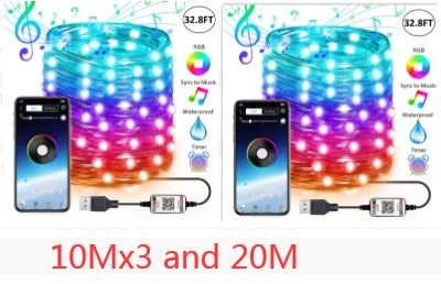 Christmas Tree Decoration Lights Custom LED String Lights My Store