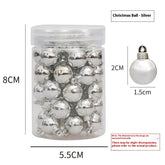 48 Christmas Electroplated Glossy Balls Mini Hanging Ball My Store