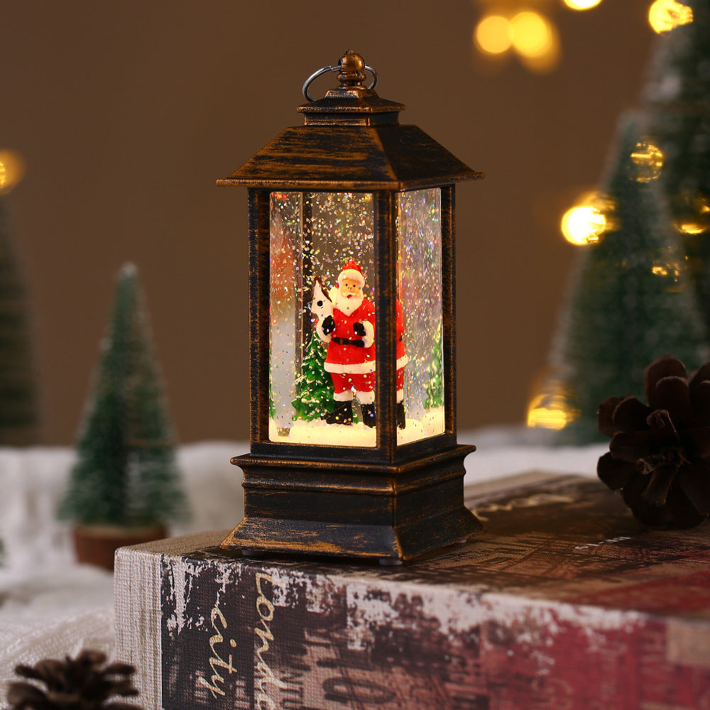 Christmas Decoration Small Oil Lamp Interior Portable LED Lamp My Store