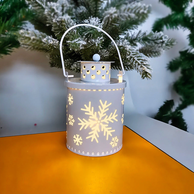 Christmas Candle Lights LED Small Lanterns Wind Lights Electronic Candles Nordic Style Creative Holiday Decoration Decorations My Store